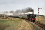 638 1301 fhrt mit dem Dampfsonderzug R14310 von Braunau nach Attnang Puchheim.