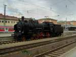 Die 638 1301 am 03.05.2008 bei einer Rangierfahrt im Passauer Hbf.