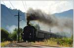 IGE-Eisenbahn-Romantik-Rundfahrt anlsslich 175 Jahre Eisenbahn in sterreich am 23.8.2012 von Wien ber Mrzzuschlag und das Gesuse nach Linz Hbf, von Selzthal bis Linz mit GEG 638.1301 an der