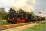 Dampflok 657.2770 fhrt mit einem Sonderzug von Timelkam nach Ampflwang. 4.10.2008