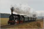 Dampflok 657 2770 fhrt mit R 14312 von Braunau nach Attnang Puchheim.