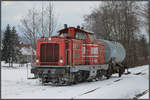 Der 21.02.2013 brachte Schnee in die Südweststeiermark  und DH 1100.2 nach Gleinstätten.