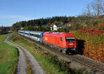 Am Sonntag den 6.Oktober 2024 wurde der IC 311  Drava  auf dem Teilstück von Graz Hauptbahnhof nach Szentgotthárd von der 2016 078 traktioniert und währenddessen von mir in Flöcking fotografiert, nächster Halt Gleisdorf.