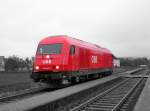 Fr Probefahrten mit der 2016 085-9 wurde von der BB am 6.12.2004 das Steckennetz der GKB herangezogen. 2016 085 bei der Einfahrt in den Bahnhof Frauental an der Lassnitz