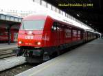 2016 027-1 am 03.Jnner 2003 mit einem Regionalzug in Wien Sdbahnhof (Ost)