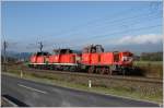 Ein Lokzug bestehend aus 2067 100, 2068 47 & 44 fuhr mir heute in St.Lorenzen vor die Linse.