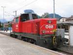 2068 010-4 whrend 150 Jahre Eisenbahnen in Tirol/Wrgl auf Wrgl Hbf am 23-8-2008.