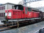 BB Br2068 im Bahnhof Feldkirch bei Verschubarbeiten
Sommer 2006