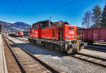 2068 024-5 steht am 16.3.2017 im Bahnhof Lienz.