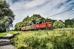 2068 035-1 mit einem VG, auf der Fahrt von Hermagor nach Fürnitz, hier bei Emmersdorf im Gailtal.