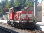 Die BR 2068 038-5 beim rangieren in Feldkirch am 22.09.2007