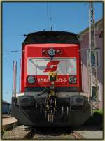 Verschublok 2068 030 wartet am 1.9.2006 in St. Veit a.d. Glan - Westbahnhof auf ihren nchsten Einsatz.