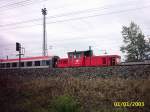 Eine 2068 am 1.7.03 im Rangierdienst auf dem Gterbahnhof Wolfurt.