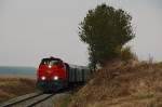 2070 088 an einem trben Herbsttag mit der ErlebnisWeltBahn kurz vor Karnabrunn. Die Aufnahme entstand am 24.10.2009.