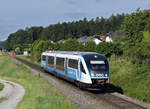 Der Desiro 5022 039 wirbt aktuell für die steirische S-Bahn. 
Am Morgen des 25.Mai 2024 wurde der Triebwagen auf der S3 von Graz Hauptbahnhof nach Gleisdorf eingesetzt. Das Foto entstand in Flöcking, wenige Minuten vor erreichen des Zielbahnhofs.