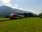 Nachschuss des 5022 025-8 als R 4809 (Villach Hbf - Kötschach-Mauthen).