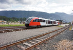 5022 030-8 als R 4816 (Kötschach-Mauthen - Villach Hbf) bei der Abfahrt in Hermagor.