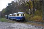 Anlsslich des Perchtoldsdorfer Htereinzuges veranstaltete der Verein Pro Kaltenleutgebner Bahn Sonderfahrten mit dem 5042 14 auf der schnen, 6,7 km langen Strecke zwischen Wien/Liesing und Waldmhle. An dieser Stelle stand einst die Haltestelle Neumhle. 06.11.11