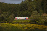 Der 5047.080 im Abendlicht zwischen Pürnstein und Neufelden.