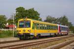 Eine Doppelgarnitur bestehend aus GySEV 5047 501 und BB 5047 050 war als R7707 von Wiener Neustadt Hbf nach Sopron unterwegs.