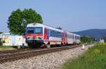 Am 18.05.2011 war R7754 (5047 057,014,050) aus Sopron nur noch wenige Minuten vom Zugendbahnhof Wiener Neustadt Hbf entfernt.
