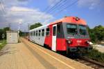 5047 005-3 hält als R am Weg von Krems an der Donau nach St.Pölten Hbf mitunter auch im Haltepunkt St.Pölten Traisenpark.