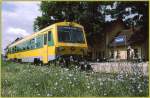 5047 501-1 der REE/GySEV im malerischen Bahnhof von Eisenstadt.
(Juli 1998)