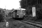 NÖVOG 5081 051-4 und 6581 055-8 als SR 16807 von Wien Meidling nach Waldmühle am 16.September 2018 auf der Kaltenleutgebenerbahn beim Marterl im Strecken-Km 4,8.