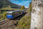 Zahlreiche Wälder säumen den steilen Anstieg der Erzbergbahn hinauf auf den Präbichl.