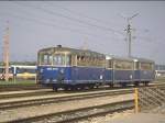 Erinnerungen an Strasshof im September 1987. Die grosse Cavalcade  u.a.mit dem 3 teil.Schienenbus BR 5081(Archiv P.Walter)