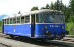 Schienenbus 5081.055-5 Sonderzug Knittelfeld - Pöls Fotografiert in Pöls am 25.05.2006