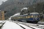 5145.01 - Blauer Blitz - fhrt als Sonderzug am 3.12.2005 durch Bruck/Mur.