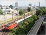 Am 25. Juni 2011 fhrt die 1010 003 mit Sonderzug D 17388 zur Sonnwendfeier nach Melk. Hier fhrt sie aus Wien Heiligenstadt aus, um kurz darauf in Nudorf zu strzen und weiter ber die Vorortelinie ihrem Ziel entgegenzufahren. 