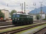 Die 1010 010 am 11.07.2009 bei einer Rangierfahrt im Salzburger Hbf.