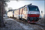 1014.05 und 1014.16 von ZTT warten im Bahnhof Kalsdorf auf Ihren nächsten Frühling . 20.Februar 2025 