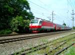 1014 008-5 ist kurz vor Bruck/L mit REX7609 Engerau nach Parndorf unterwegs; 080617