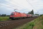 1016 041 und 1116 206 sind am 29.08.2009
mit dem EC 163  Transalpin  bei Marchtrenk
vorbeigefahren.
