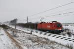 6.1.10 Ein Alltagsbild auf der Nordbahn im Winter sind die Rbenbomber.