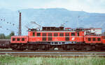 August 1983: Verschiebebahnhof Arnoldstein mit ÖBB-Lok 1020.18 