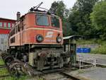 1040 010 auf der Schiebebühne hinter dem Südbahnmuseum am Bahnhof Mürzzuschlag, 07.07.2019  