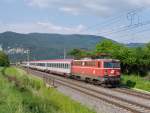 Die Letzte ihrer Art, 1042 007 brachte am 25.5. 2011 den IC 657 in die steirische Landeshauptstadt. Fotografiert habe ich den Zug in Deutschfeistritz.


