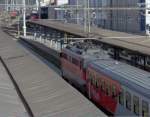 BB 1042 mit einem City-Shuttle von Salzburg nach Wels.

Im Salzburger Hauptbahnhof Herbst 2006