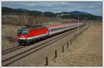 1044 071 hatte am 5.4.2008 OIC 535  KRNTEN wasser.reich  von Wien nach Villach am Haken.