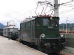 1045.09 whrend 150 Jahre Eisenbahnen in Tirol/Wrgl auf Wrgl Hbf am 23-8-2008.