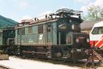 30.05.1993, Dampflokfest in Selzthal, E-Lok  1080.006-8. Die bei Krauss Linz im Jahr 1924 gebaute Lok wurde am 01.04.1993 ausgemustert. Hinter ihr verbirgt sich 1080 007.