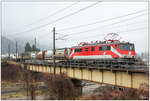1110.015 fährt mit dem Wenzel Zug 43933 von Neuss nach Graz Kalsdorf.