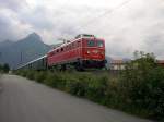 Auerferner Bahntag 2007 - Am Nachmittag des 02.09.2007 macht sich 1110.505 mit ihren Schlierenwagen wieder von Reutte auf nach Innsbruck.