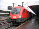 1116 160-1 mit dem IC 2082 Knigssee     Hannover Hbf,08.09.07