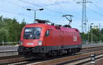 ÖBB - Österreichische Bundesbahnen [A] mit ihrer  1116 160  [NVR-Nummer: 91 81 1116 160-3 A-ÖBB] am 29.05.24 Höhe Bahnhof Schönefeld b.
