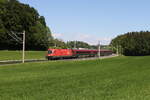 1116 168 aus Salzburg kommend am 12. Mai 2024 bei Axdorf.